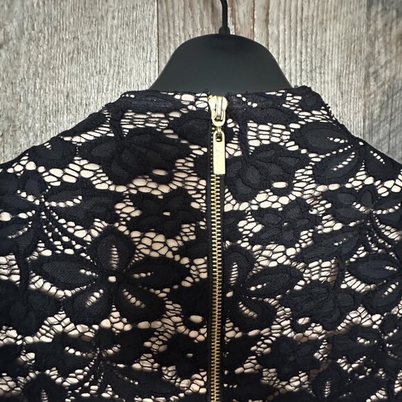 B Darlin Cocktail Dress Sixe 1/2 Black Lace - Picture 9 of 11